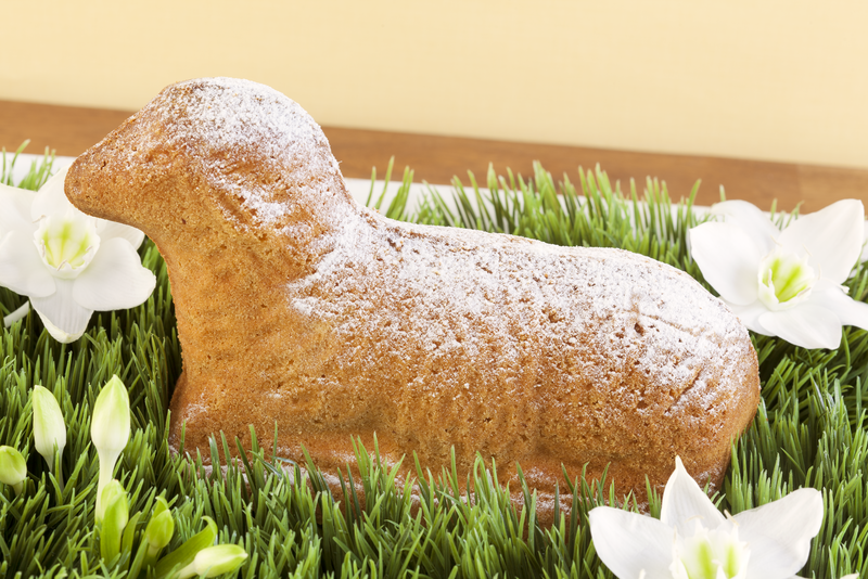 Ostergebäck (Schäfchenmotiv)