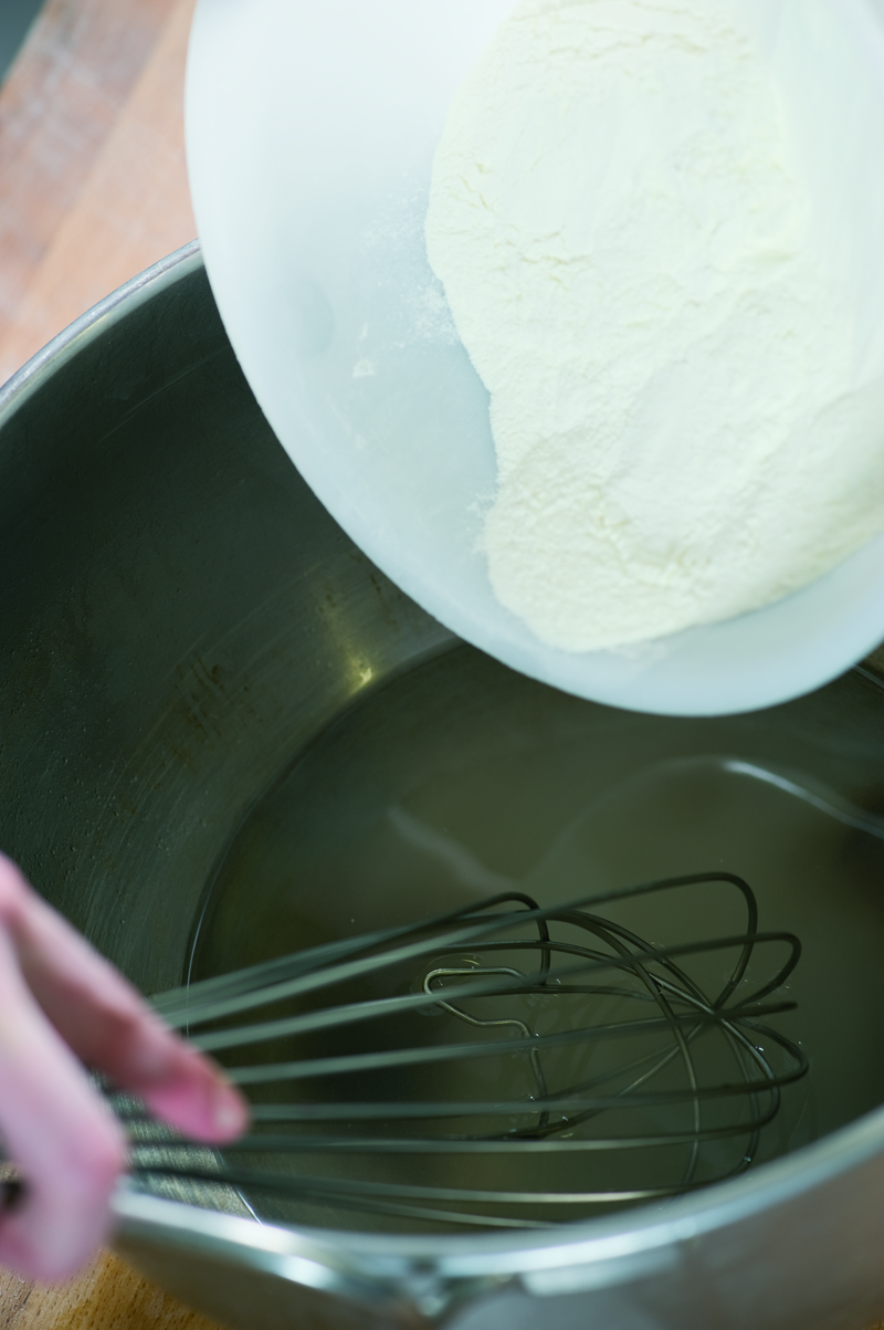 Herstellung von Pudding