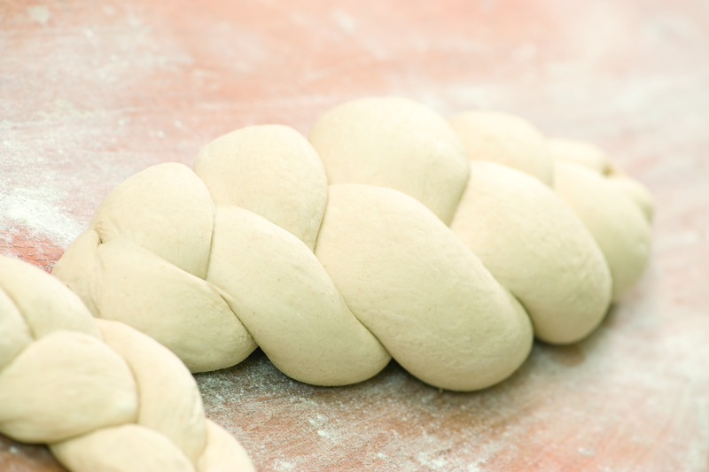 Teigrohling eines Zopfes