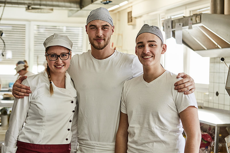 Bäcker Azubis mit Meister