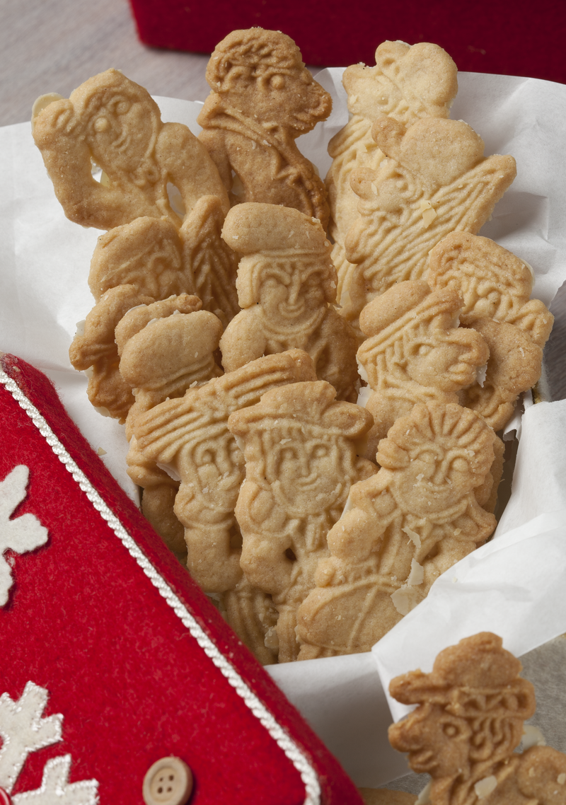 Gebäck aus Mürbeteig (Spekulatius)