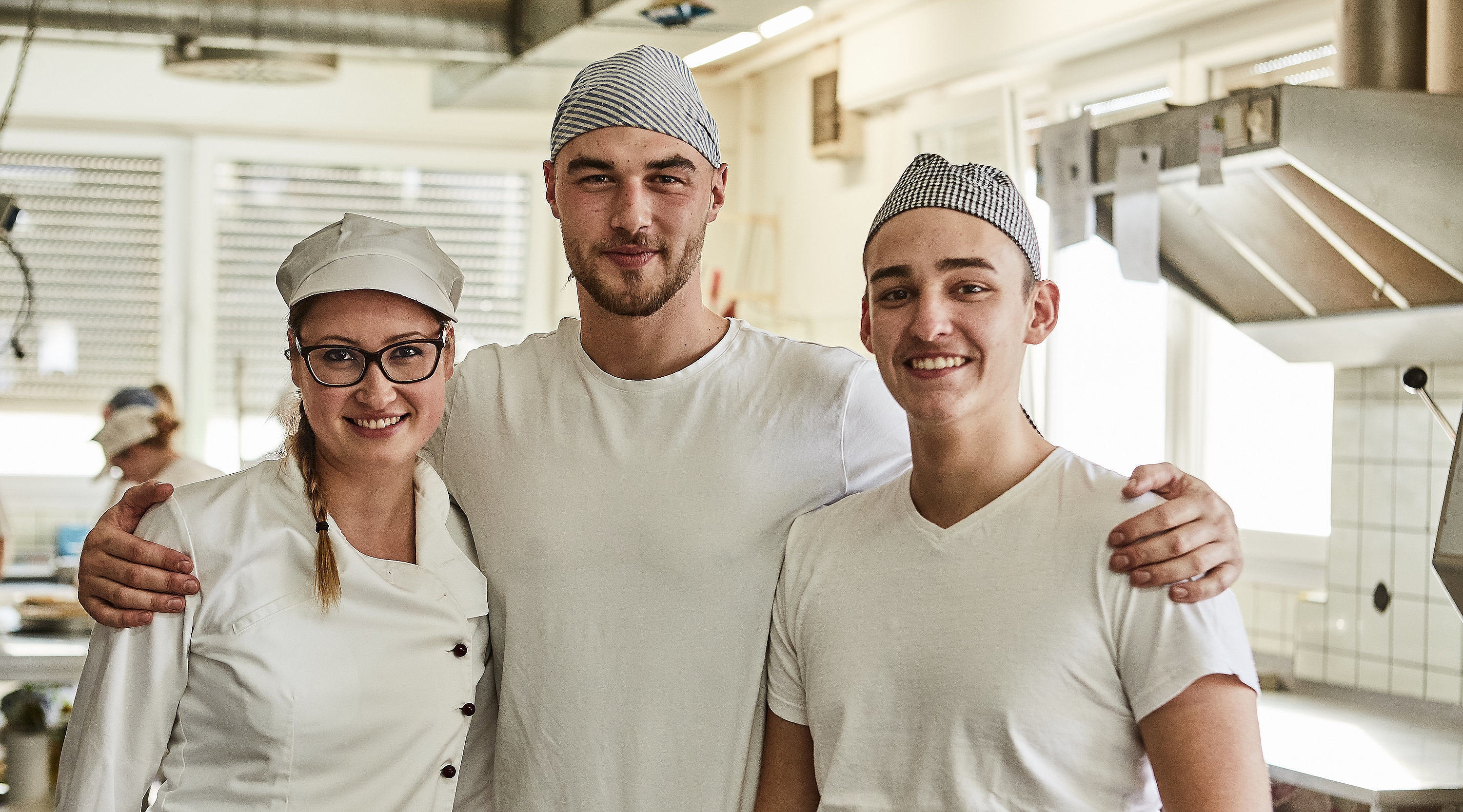 Mitarbeiter der Bäckerei Lutz