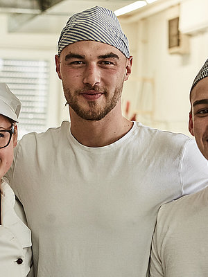 Mitarbeiter der Bäckerei Lutz