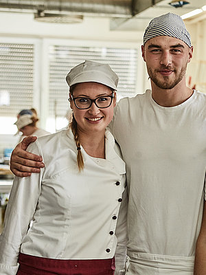 Mitarbeiter der Bäckerei Lutz