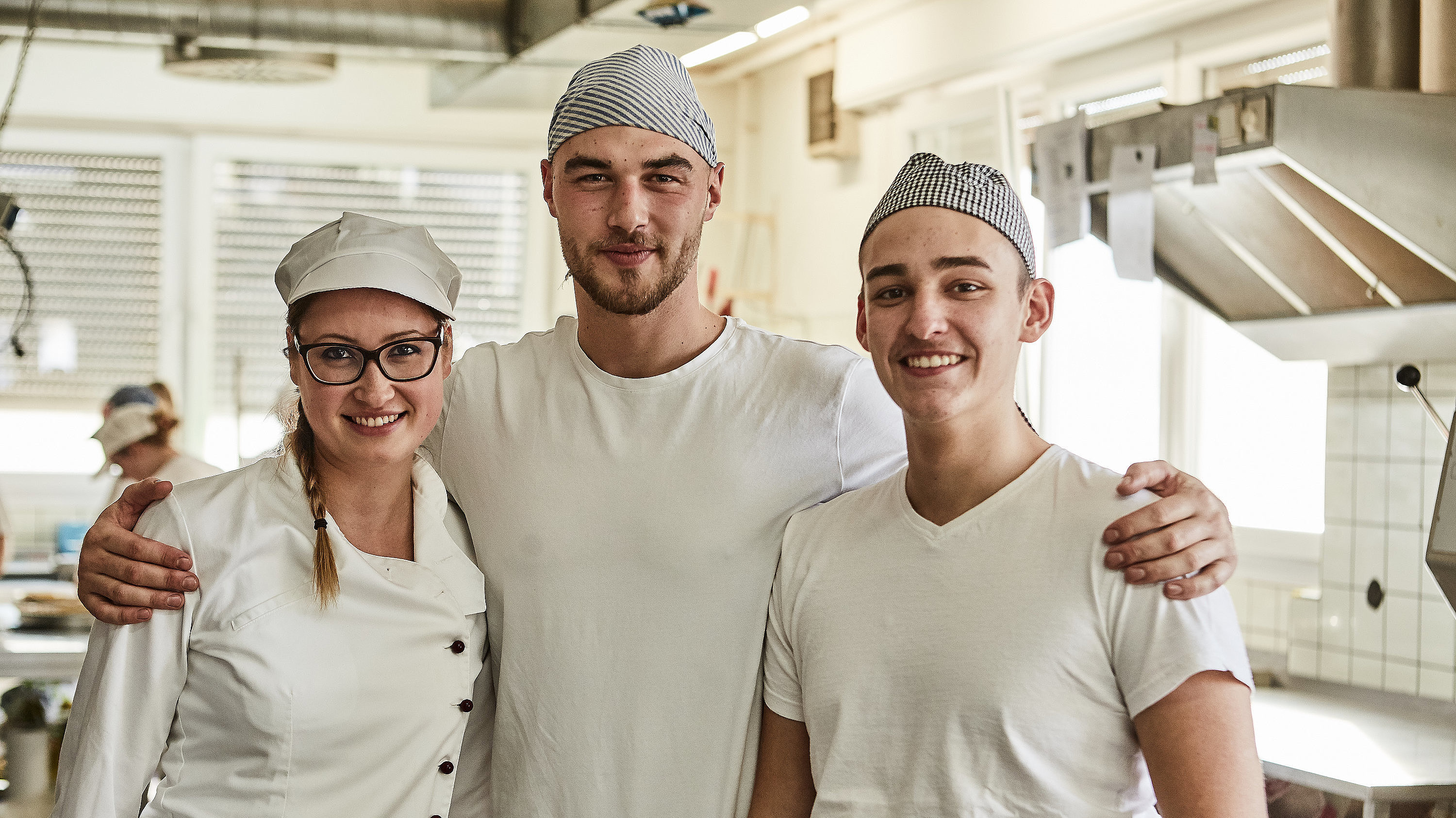 Mitarbeiter der Bäckerei Lutz