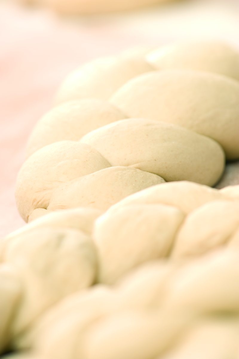 Teigrohling eines Zopfes