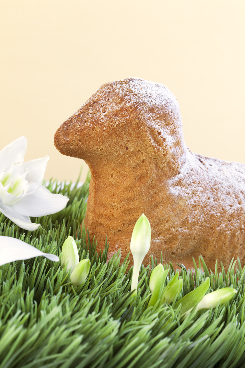 Ostergebäck (Schäfchenmotiv)