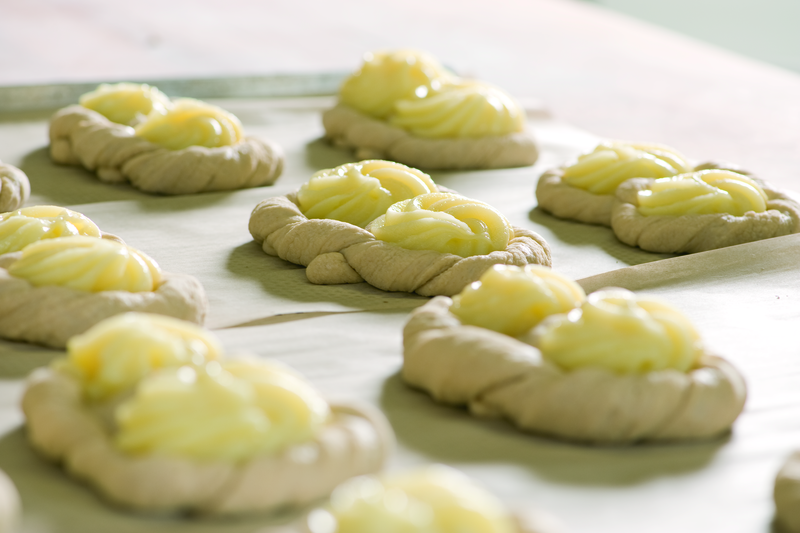 Plunder vor dem Backen