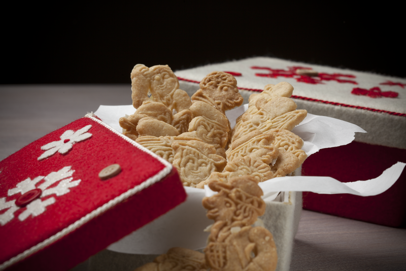 Gebäck aus Mürbeteig (Spekulatius)